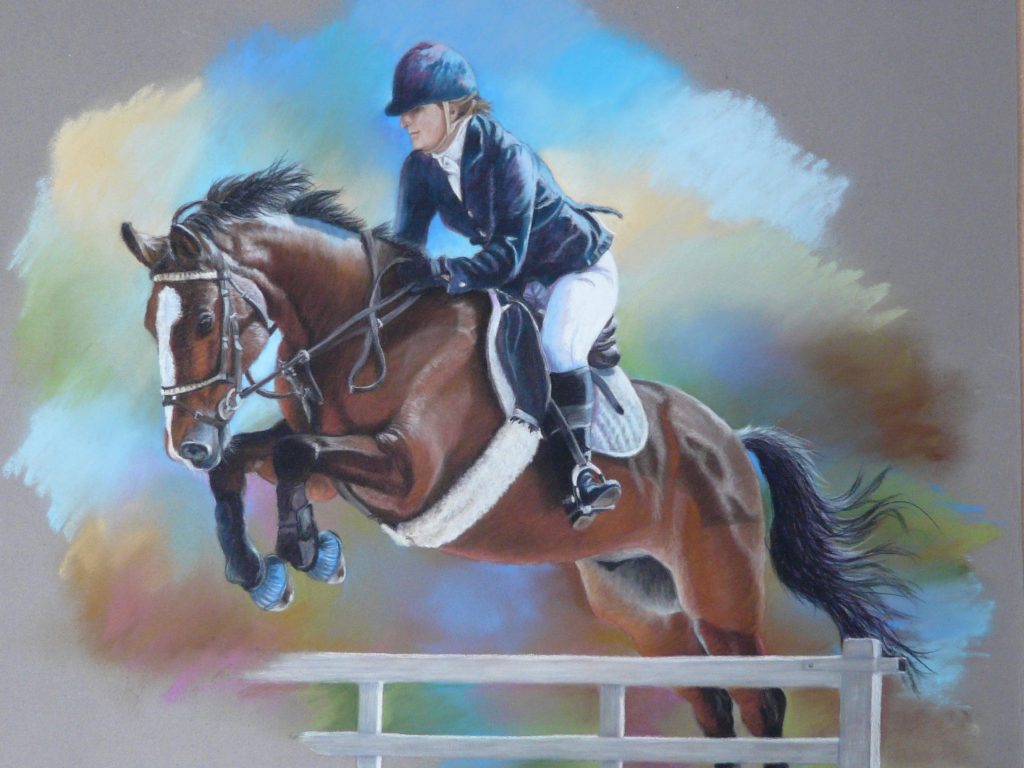 jumping horse and rider